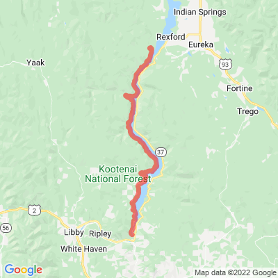 MT 228 Lake Koocanusa Scenic Byway