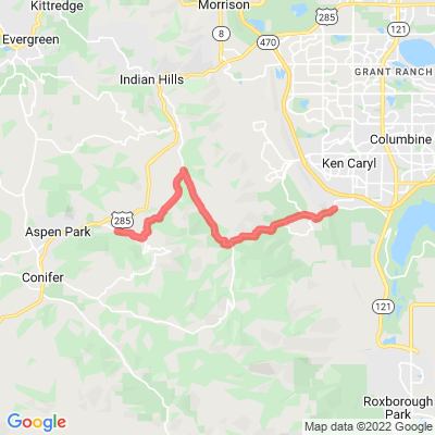 CO Deer Creek Canyon Rd | Turkey Creek Rd