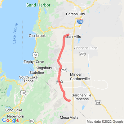 NV 206 | Jacks Valley Rd | Foothill Rd