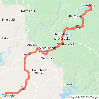 CA 168 Sierra Heritage Scenic Byway