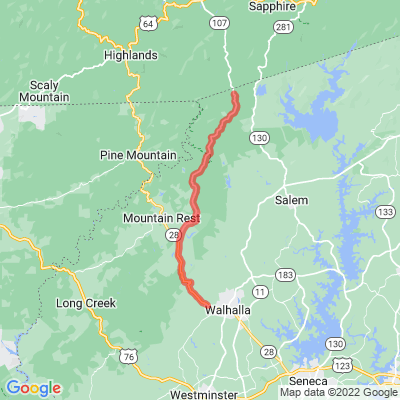 SC 107 Oscar Wigington Scenic Byway