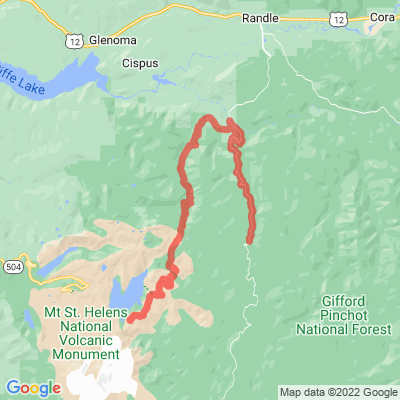 WA Spirit Lake-Iron Creek Rd