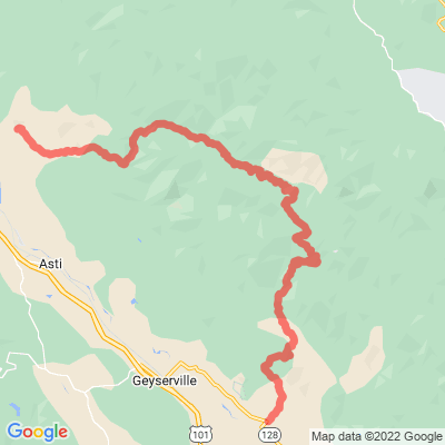 CA Geysers Rd