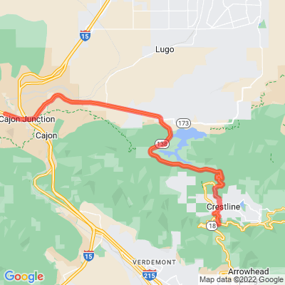 CA 138 Rim of the World Scenic Byway