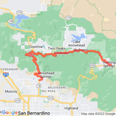 CA 18 Rim of the World Scenic Byway