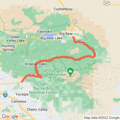 CA 38 Rim of the World Scenic Byway