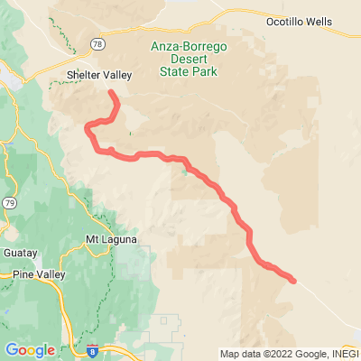 CA Great Southern Overland Stage Route