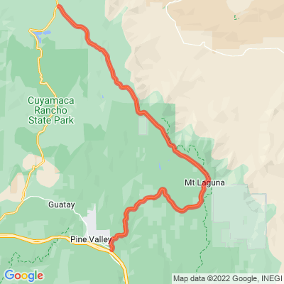CA Sunrise Scenic Byway