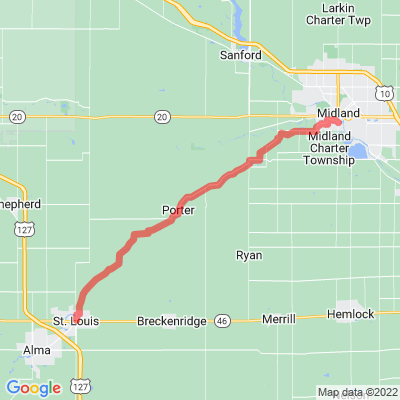 MI River Rd | Midland To St Louis