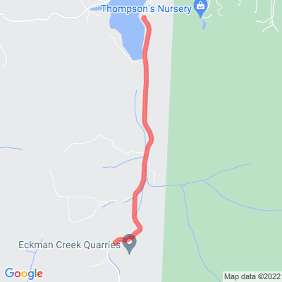 OR East Eckman Creek Rd