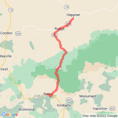 OR Heppner-Spray Hwy