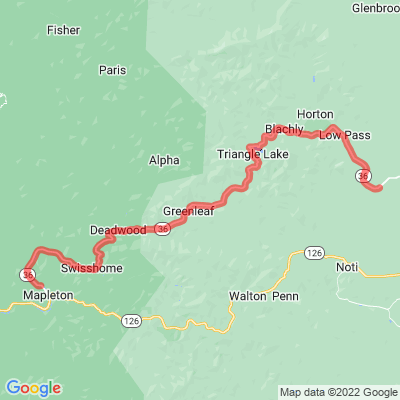 OR Mapleton-Junction City Hwy