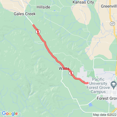 OR Northwest Gales Creek Rd