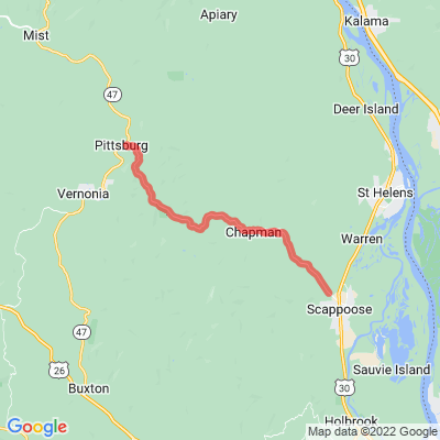 OR Scappoose Vernonia Highway
