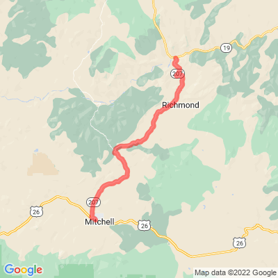 OR Service Creek-Mitchell Hwy