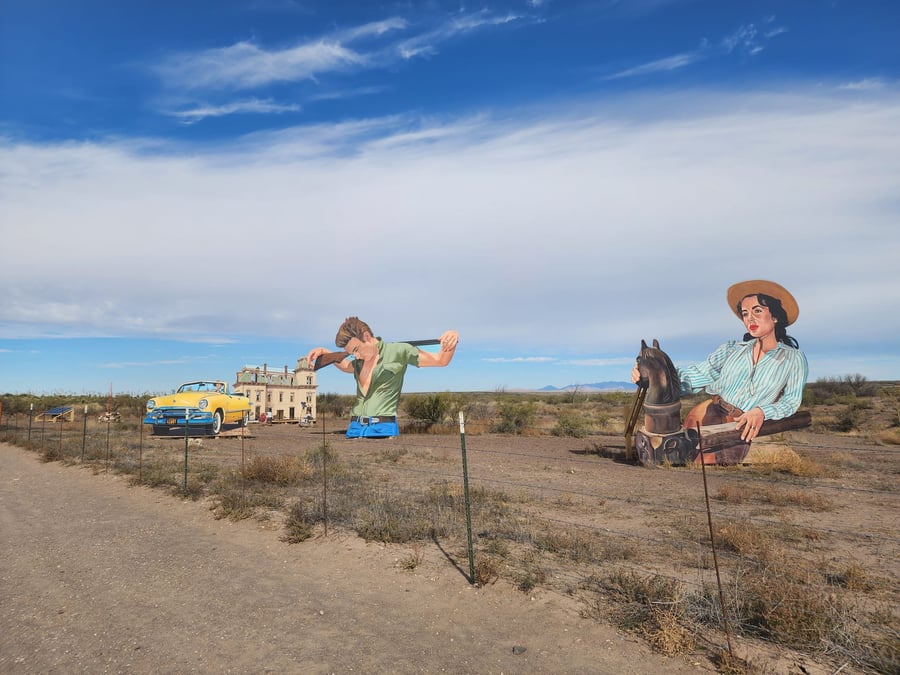 Giant Marfa Mural | Wyatt Ranches TX