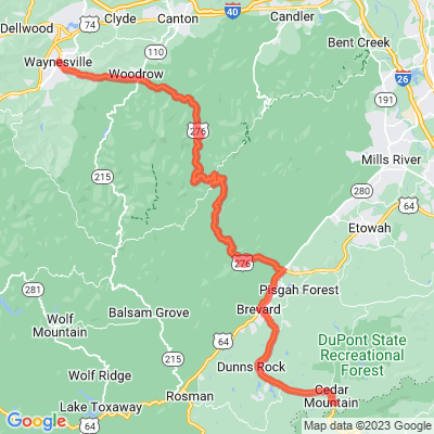 NC 276 | Draculas Driveway | Copperhead Loop | Forest Heritage National Scenic Byway