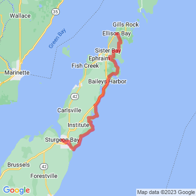 WI Door County Coastal Byway A