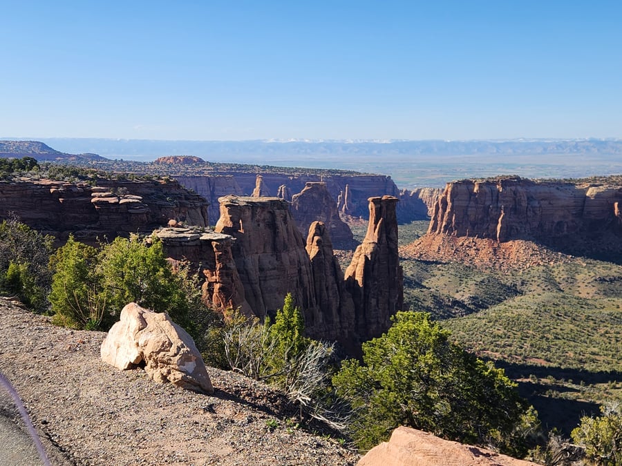 Monument Canyon View Overlook CO