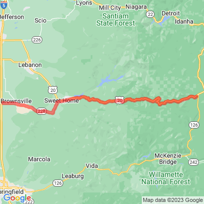 OR 20 Over the Rivers - Through the Woods Scenic Byway