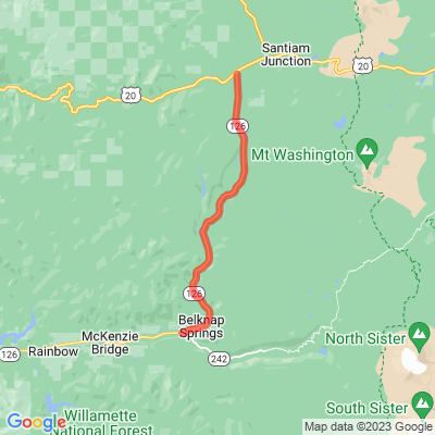 OR 126 McKenzie Pass-Santiam Pass Scenic Byway