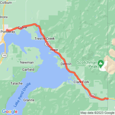ID 200 Pend Oreille Scenic Byway