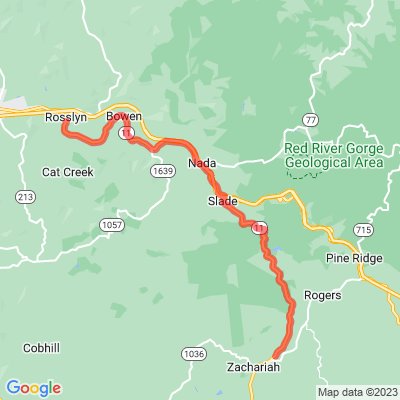 KY 11 Red River Gorge Scenic Byway