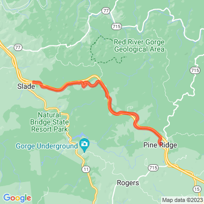 KY 15 Red River Gorge Scenic Byway