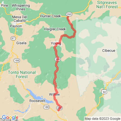 AZ 288 Desert to Tall Pines Scenic Road | Globe Young Hwy