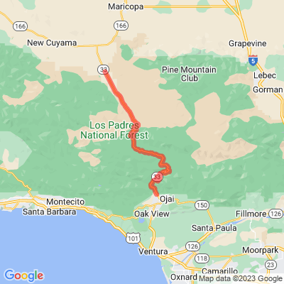 CA 33 Jacinto Reyes Scenic Byway