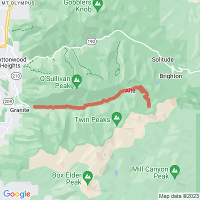 UT 210 Little Cottonwood Canyon Scenic Byway