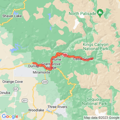 CA 180 Kings Canyon Scenic Byway