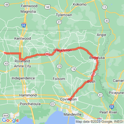 LA Louisiana Scenic Bayou Byway E