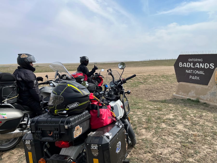 Badlands National Park Sign UT