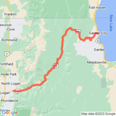 UT 89 Logan Canyon Scenic Byway
