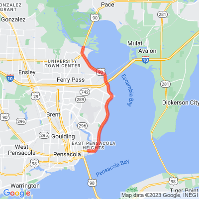 FL Pensacola Scenic Bluffs Highway