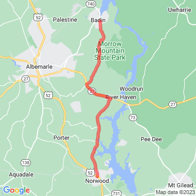 NC Pee Dee Valley Drive