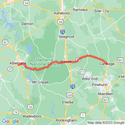NC Sandhills Scenic Drive
