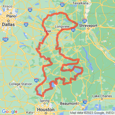 TX Texas Forest Trail