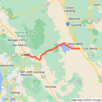 CA 152 Pacheco Pass Byway