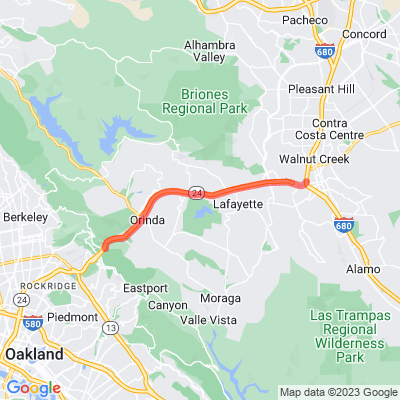 CA 24 Alameda County Byway