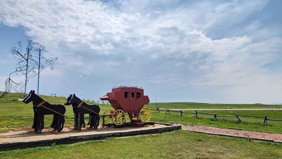 Enchanted Highway Teddy Roosevelt Rides Again ND