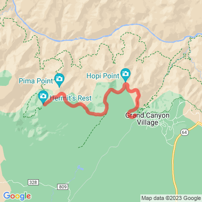 AZ Hermit Road Scenic Drive