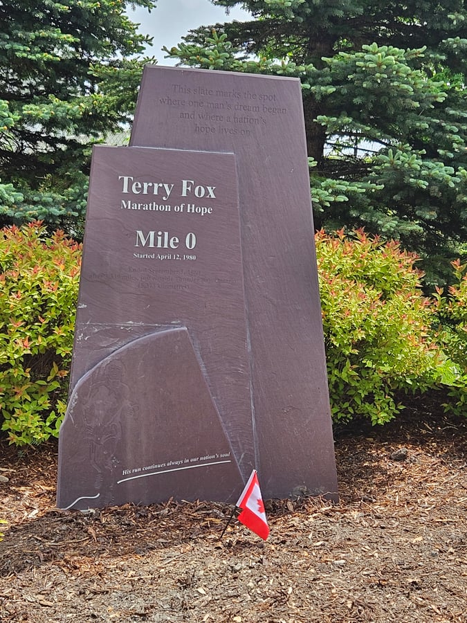 Terry Fox Mile 0 Memorial NL