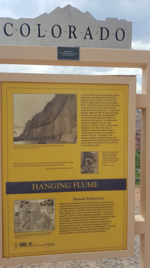 Hanging Flume Overlook CO