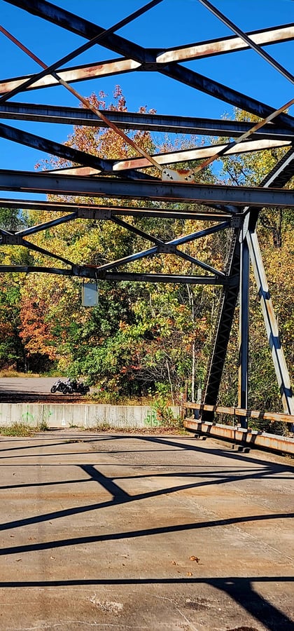 Jim Falls Hiking Trail Bridge WI