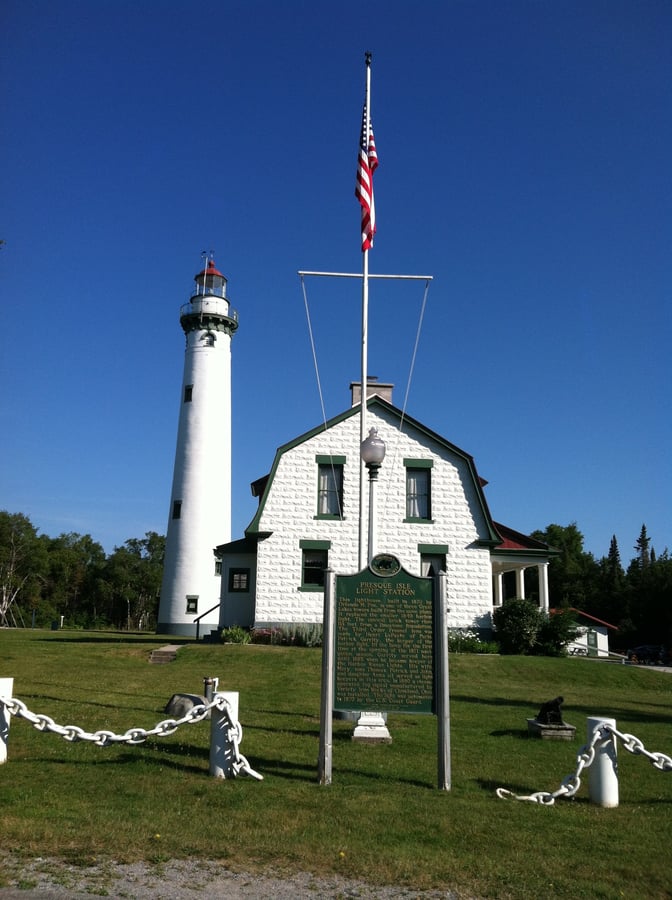 New Presque Isle Lighthouse MI