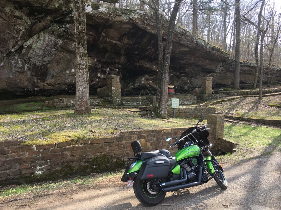 Hwy 74 Bluff Pull Off AR