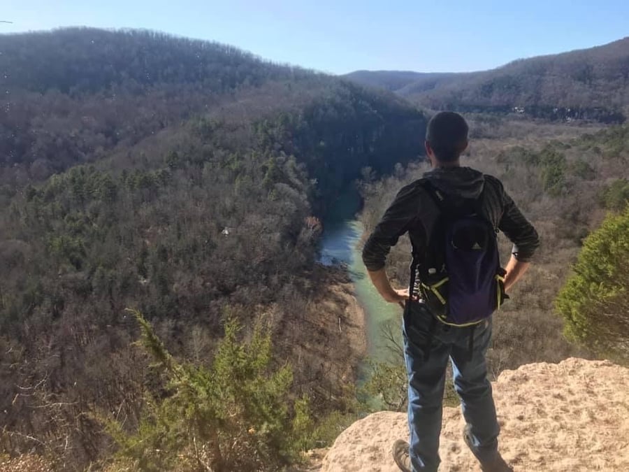 Centerpoint Trailhead to the Big Bluff Goat Trail AR