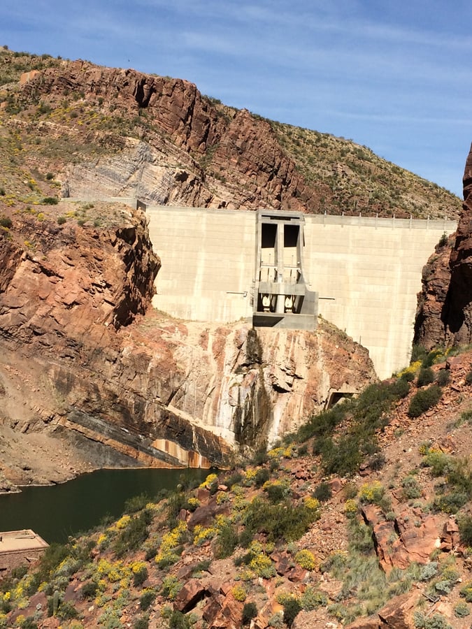 Theodore Roosevelt Dam Overlook AZ